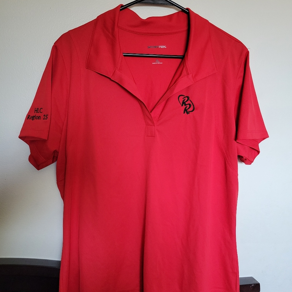 Red Robin Sport-Tek Red Athletic Polo Ladies X-Large